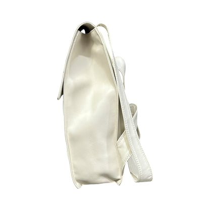 CHANEL 2000s CC Logo Backpack White