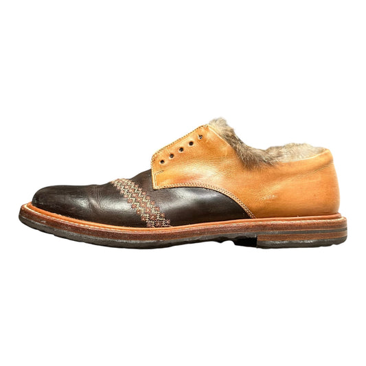 NUMBER (N)INE 02AW NOWHERE MAN Rabbit Fur Shoes Size 25cm