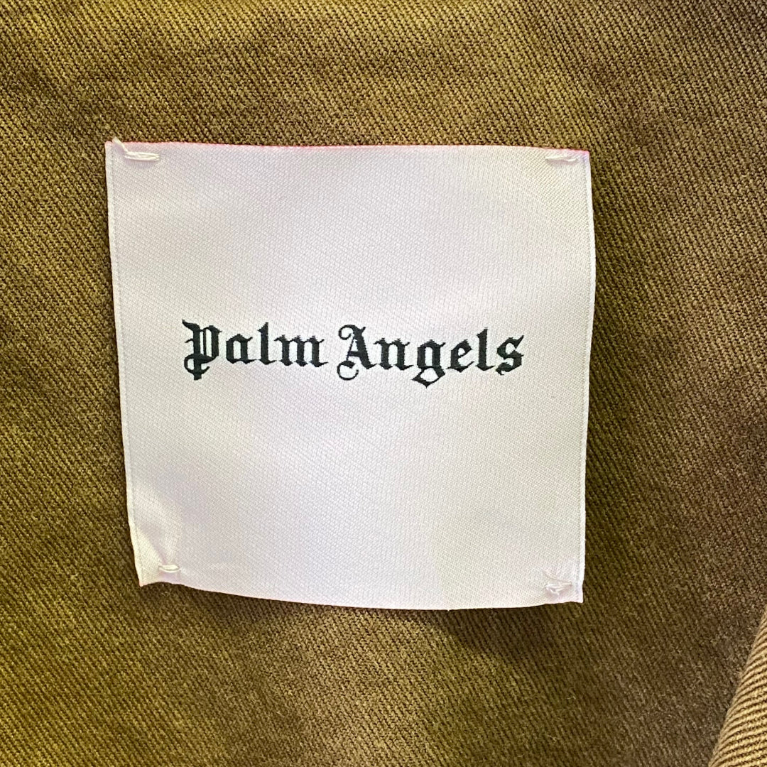 PALM ANGELS Cargo Blazer Jacket Brown Size 48