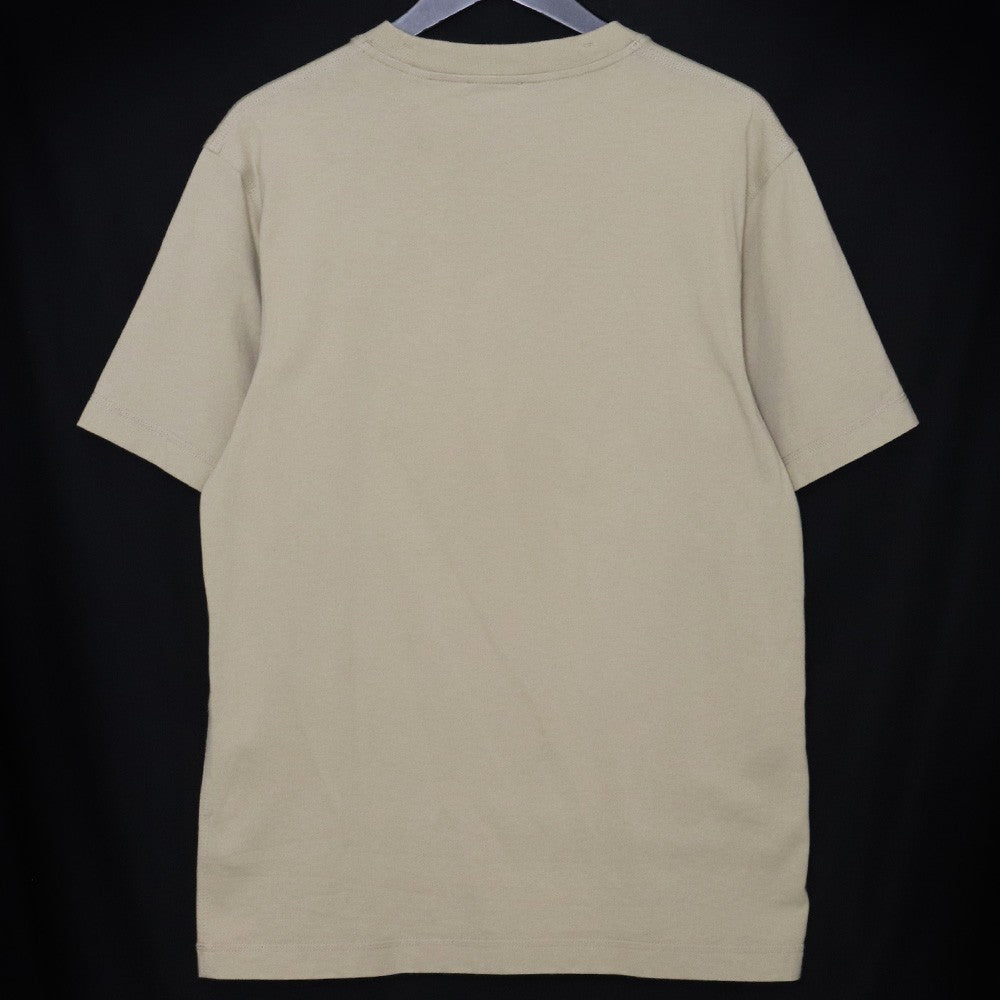 BURBERRY Equestrian Knight Cotton T-Shirt Khaki Size S