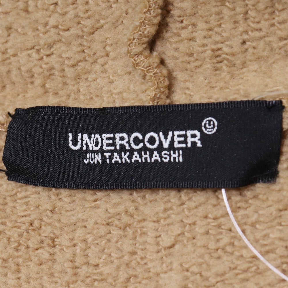 UNDERCOVER 19SS Big Tape D.Hermits Hoodie Beige Size 2