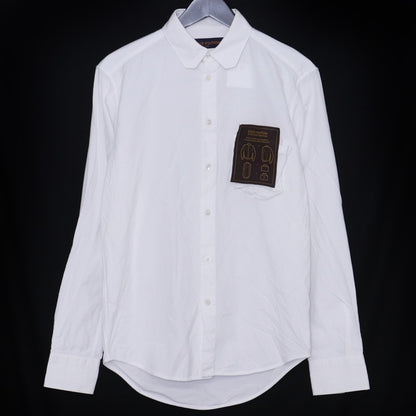 DLX Louis Vuitton DNA Oxford Button-Up Shirt White Size XS