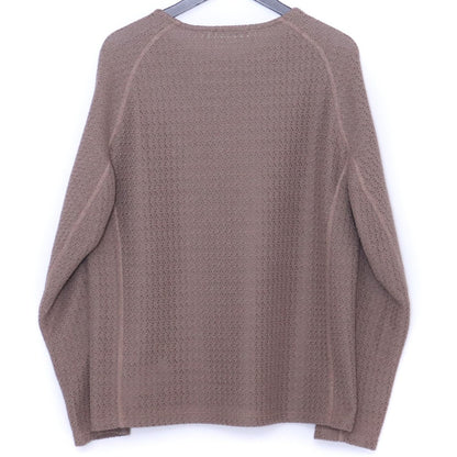 OPPOSE DUALITY 25AW Russel Long Sleeve Sweater Beige Size 44