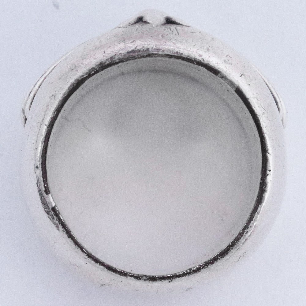 CHROME HEARTS Classic Oval Cross Ring Silver Size ONE SIZE