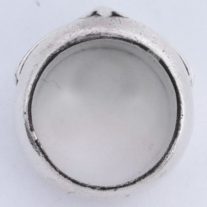 CHROME HEARTS Classic Oval Cross Ring Silver Size ONE SIZE