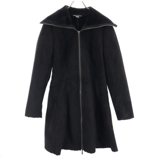 ARMANI EXCHANGE Mouton Coat Brown Size M