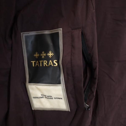TATRAS Waist Belt Down Coat Brown Size 2