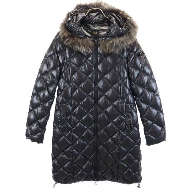 TATRAS Fur Hood Down Coat Black Size JP 3