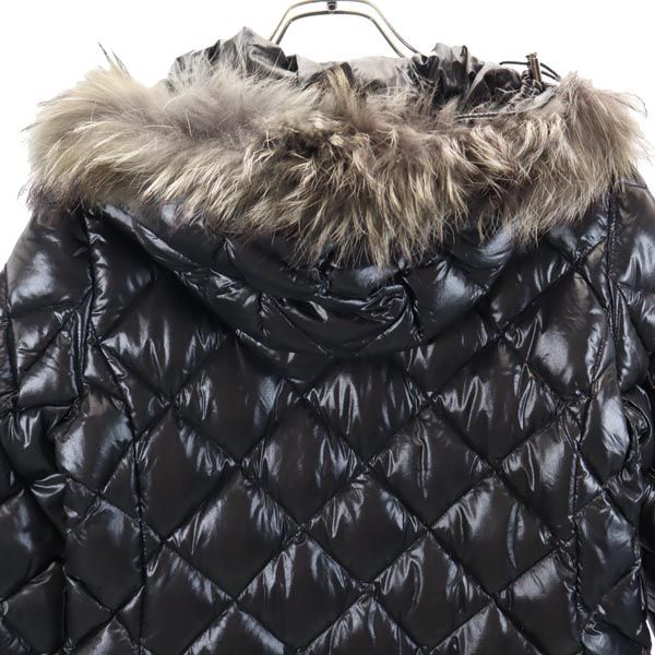 TATRAS Fur Hood Down Coat Black Size JP 3
