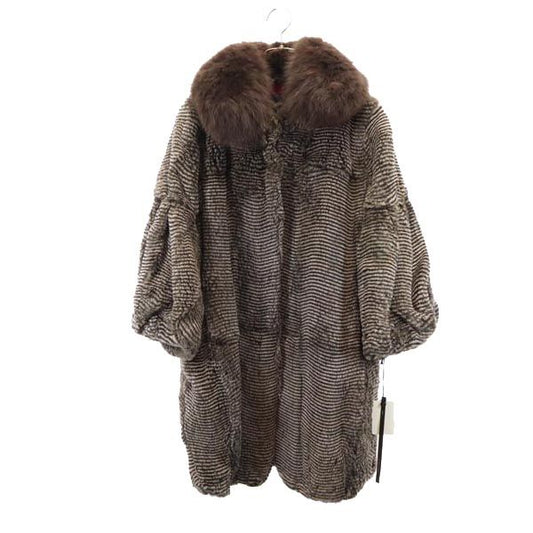 Sov. Rabbit Fur Coat Brown