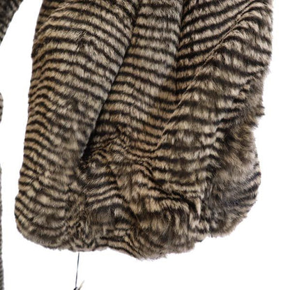 Sov. Rabbit Fur Coat Brown