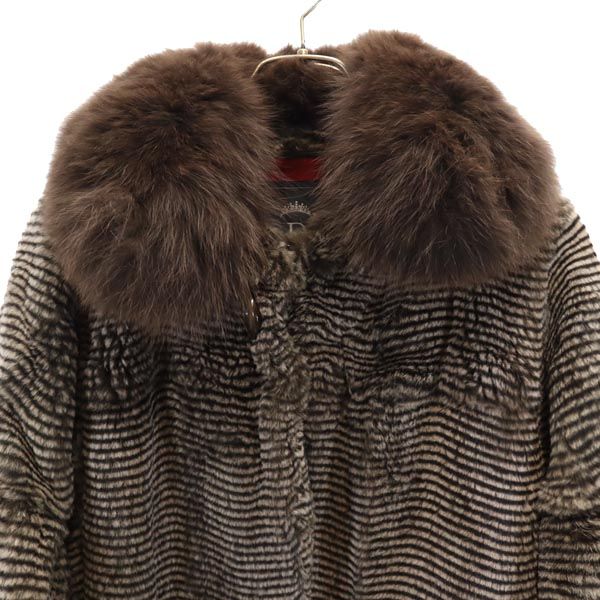 Sov. Rabbit Fur Coat Brown