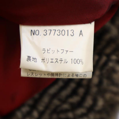 Sov. Rabbit Fur Coat Brown
