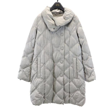 TATRAS Long Sleeve Down Coat Gray Size JP 3