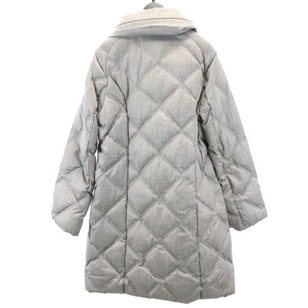 TATRAS Long Sleeve Down Coat Gray Size JP 3