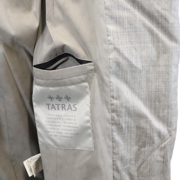 TATRAS Long Sleeve Down Coat Gray Size JP 3