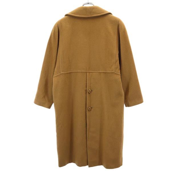 Herno Italian Long Sleeve Wool Coat Brown