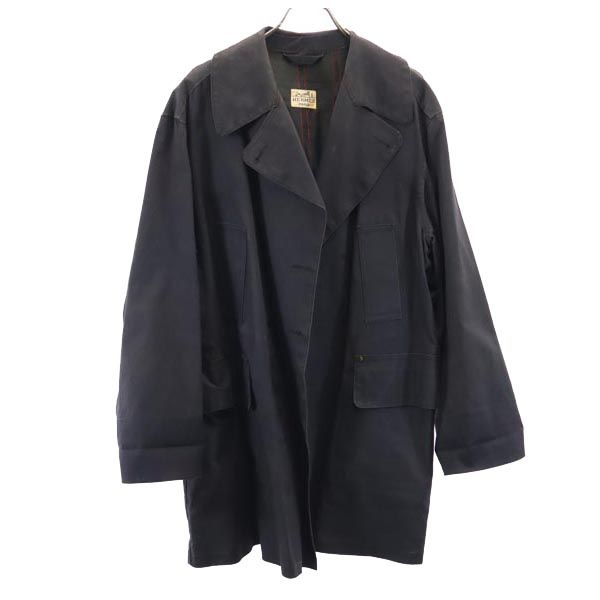 HERMES Chesterfield Coat Black