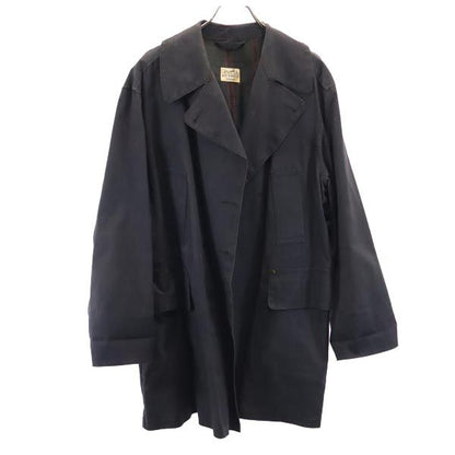 HERMES Chesterfield Coat Black