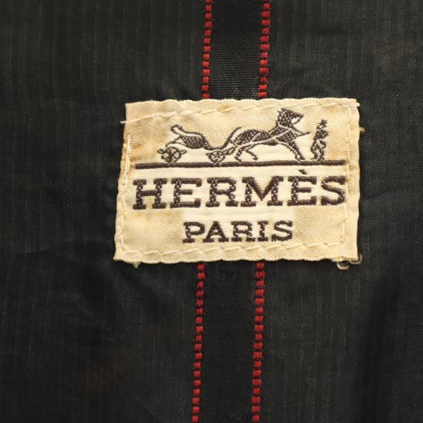 HERMES Chesterfield Coat Black
