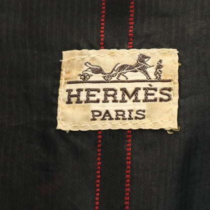 HERMES Chesterfield Coat Black