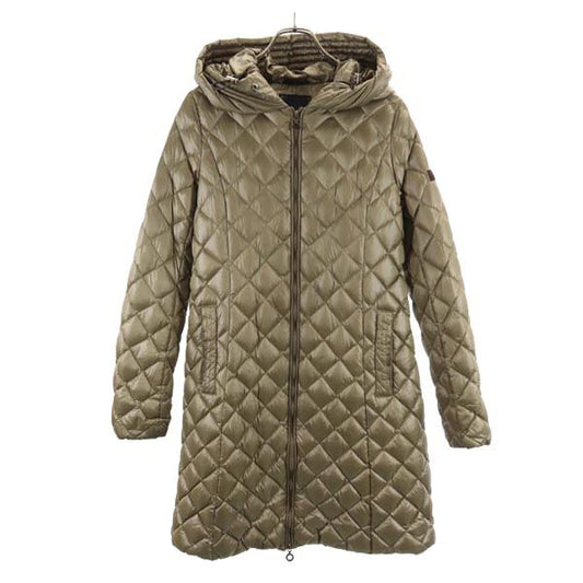 TATRAS Long Sleeve Hooded Down Coat Gold Size JP 3