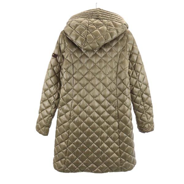 TATRAS Long Sleeve Hooded Down Coat Gold Size JP 3