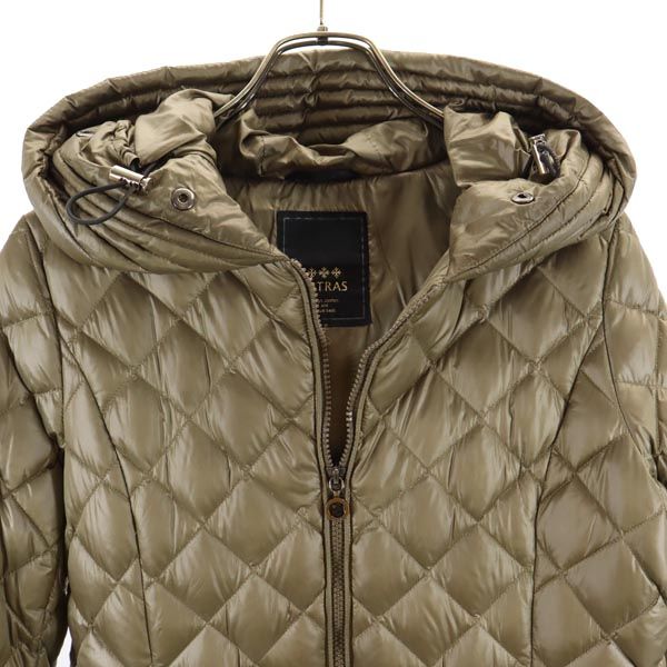 TATRAS Long Sleeve Hooded Down Coat Gold Size JP 3