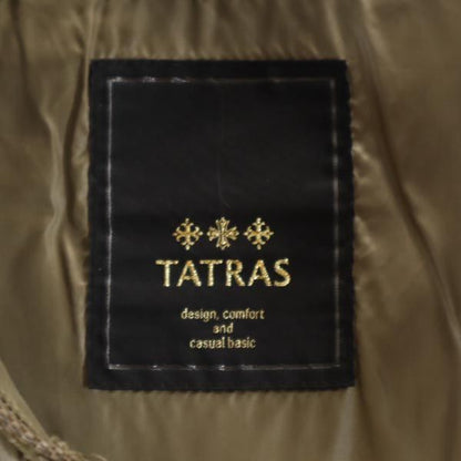 TATRAS Long Sleeve Hooded Down Coat Gold Size JP 3