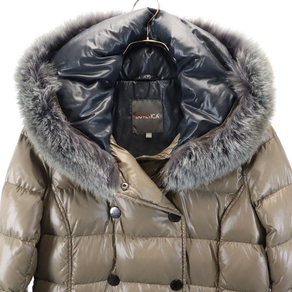 DUVETICA Brown Down Coat Size 42
