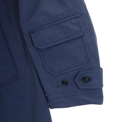 WOOLRICH Made in Japan Nylon Balmacaan Coat Navy Size M