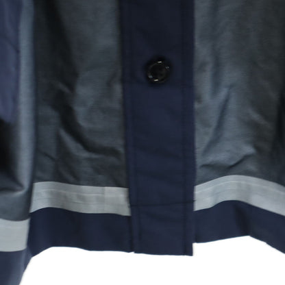 WOOLRICH Made in Japan Nylon Balmacaan Coat Navy Size M