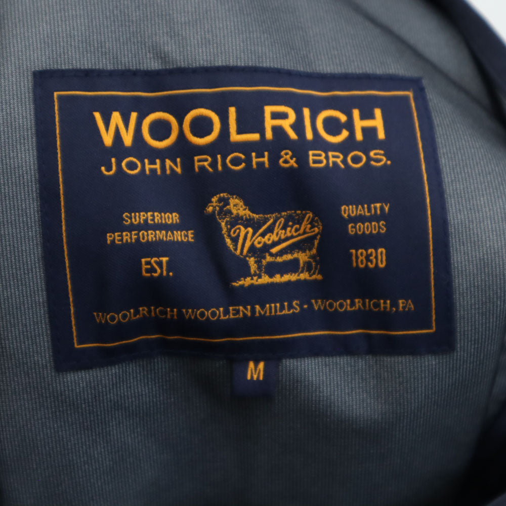 WOOLRICH Made in Japan Nylon Balmacaan Coat Navy Size M