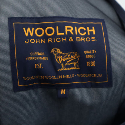 WOOLRICH Made in Japan Nylon Balmacaan Coat Navy Size M