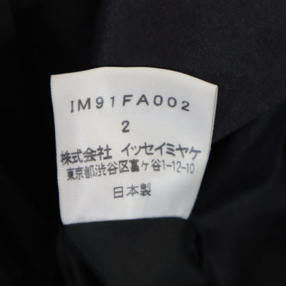 ISSEY MIYAKE Made in Japan Coat Charcoal Black Size 2