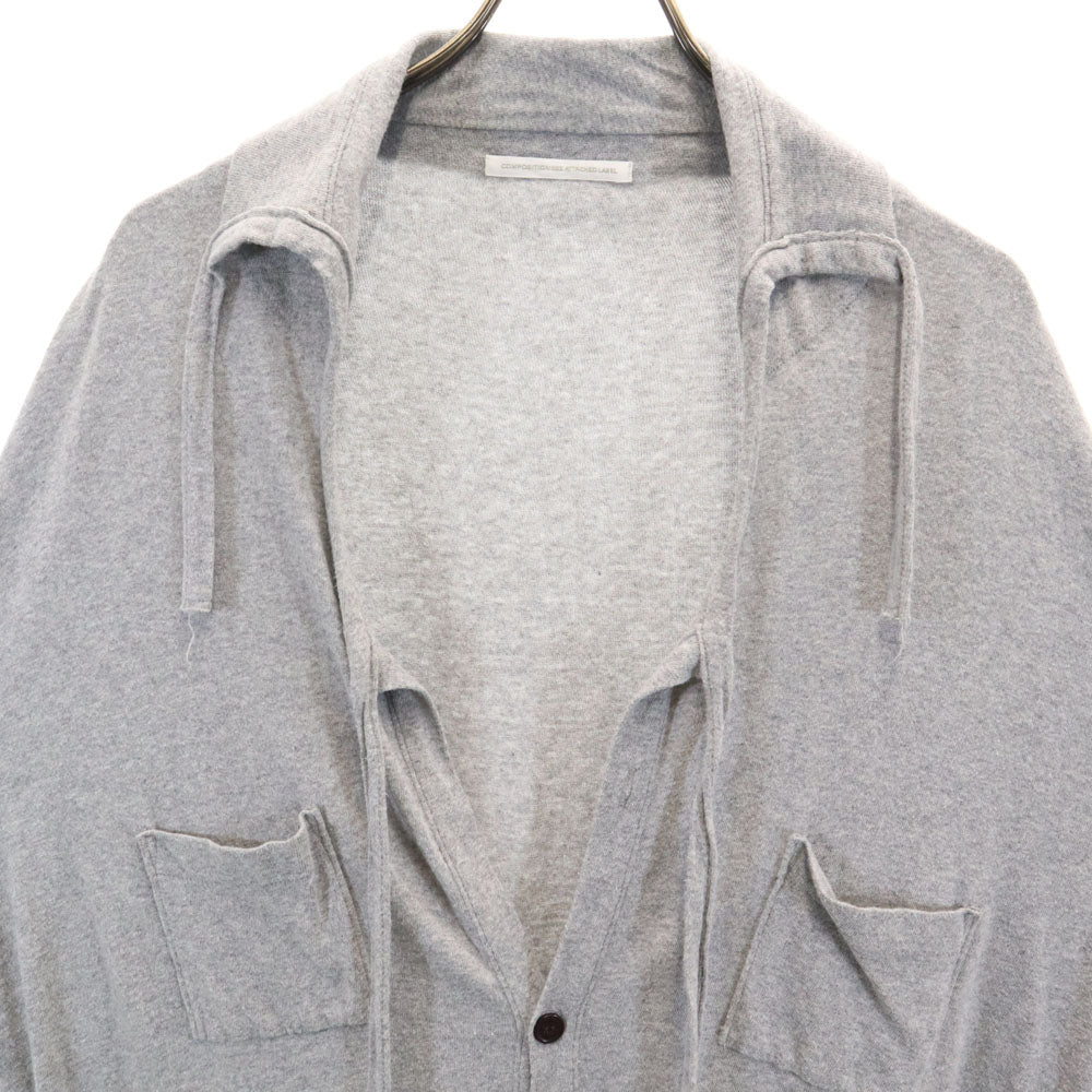 Y's Long Sleeve Cardigan Gray Size 2