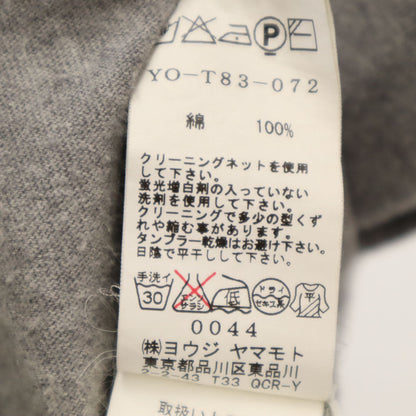 Y's Long Sleeve Cardigan Gray Size 2