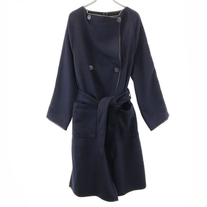 THURIUM Reversible Long Sleeve Wool Coat Navy Size 38