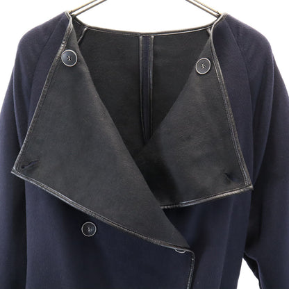 THURIUM Reversible Long Sleeve Wool Coat Navy Size 38