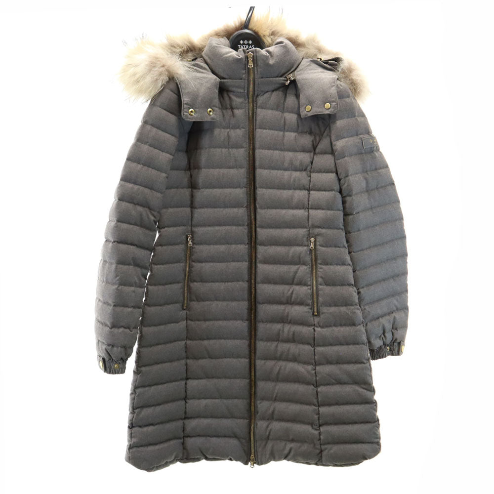 TATRAS Wool Blend Down Coat Gray Size 160/84A