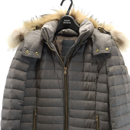 TATRAS Wool Blend Down Coat Gray Size 160/84A