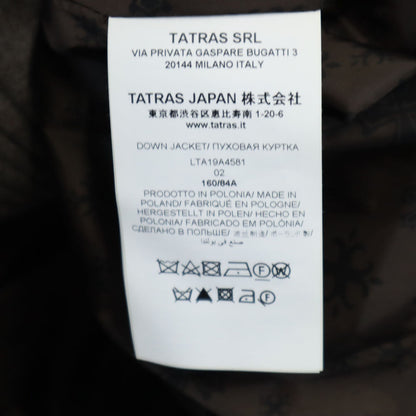 TATRAS Wool Blend Down Coat Gray Size 160/84A