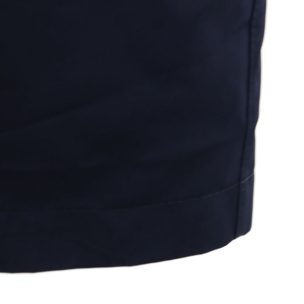 BURBERRY Navy Balmacaan Coat with Liner Size 46