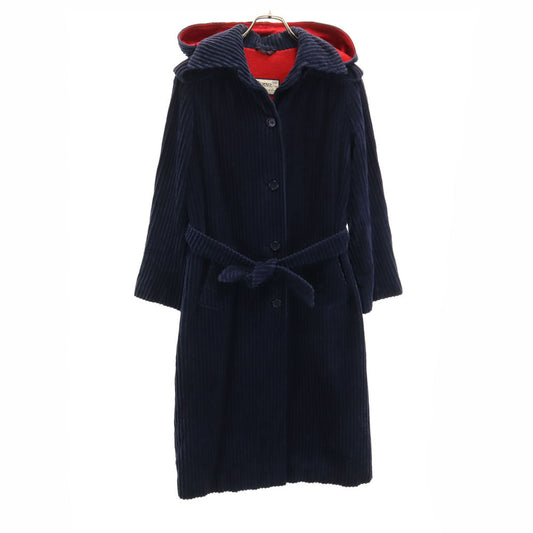 Herno Italy-Made Vintage Corduroy Coat Navy Size 42
