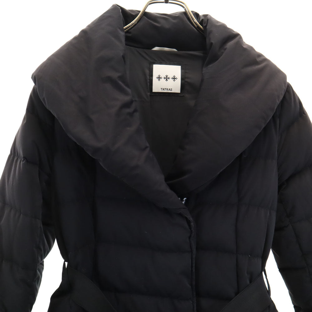 TATRAS Shawl Collar Down Coat Charcoal Gray Size JP 3
