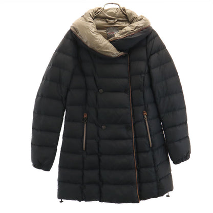 DUVETICA Double-Breasted Down Coat Charcoal Size 42