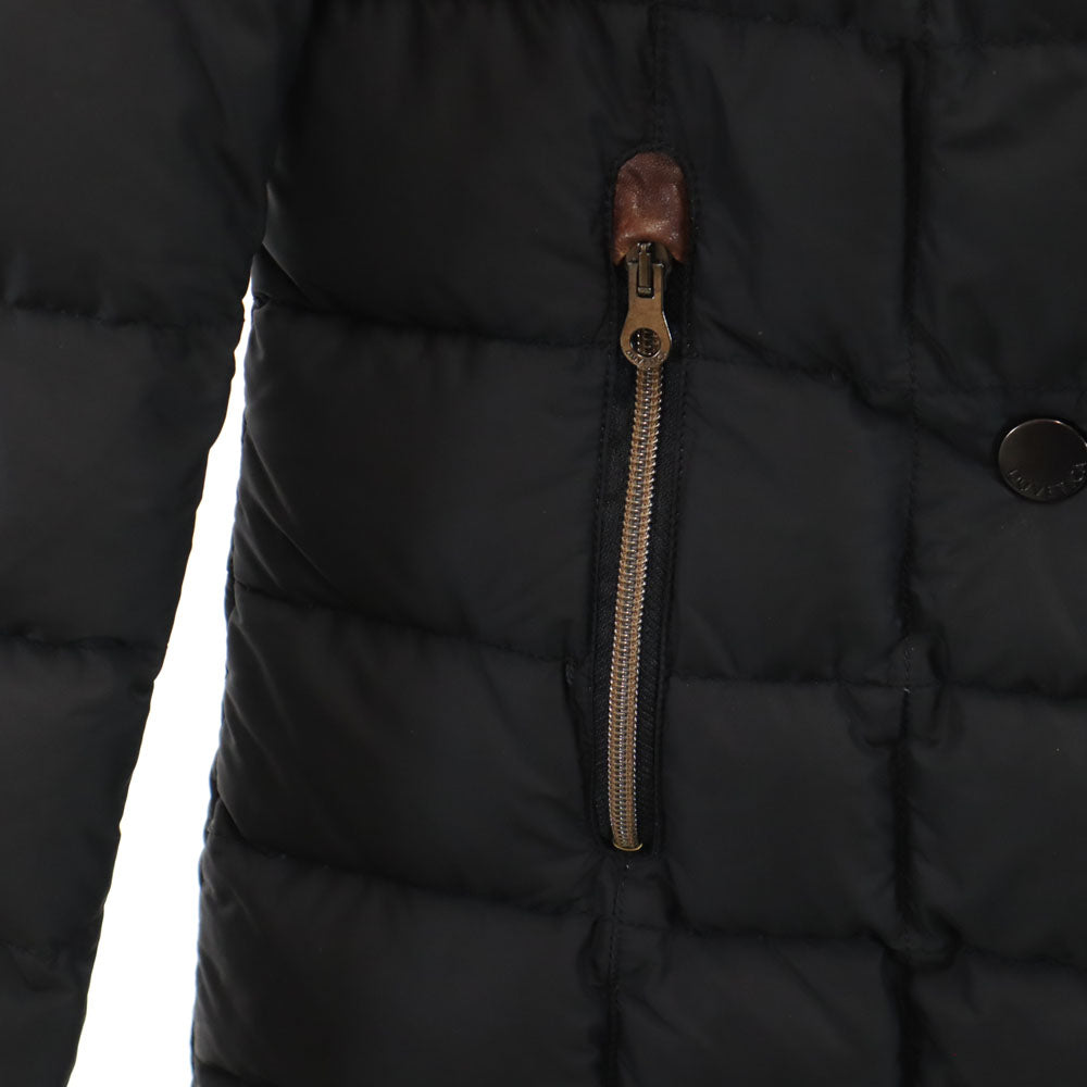 DUVETICA Double-Breasted Down Coat Charcoal Size 42