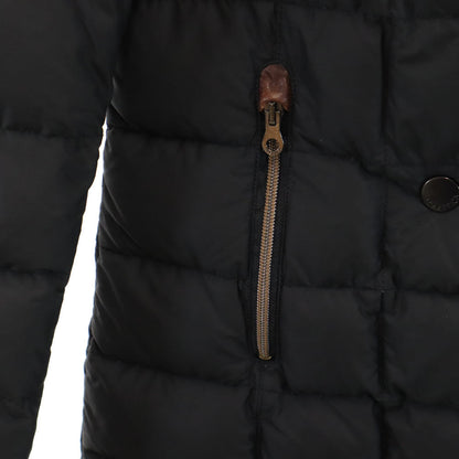 DUVETICA Double-Breasted Down Coat Charcoal Size 42
