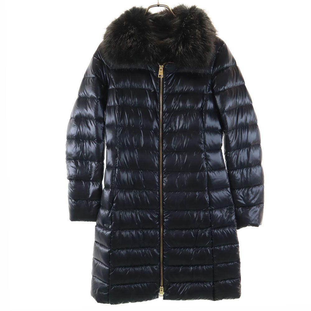 Herno Charcoal Navy Down Coat Size 40