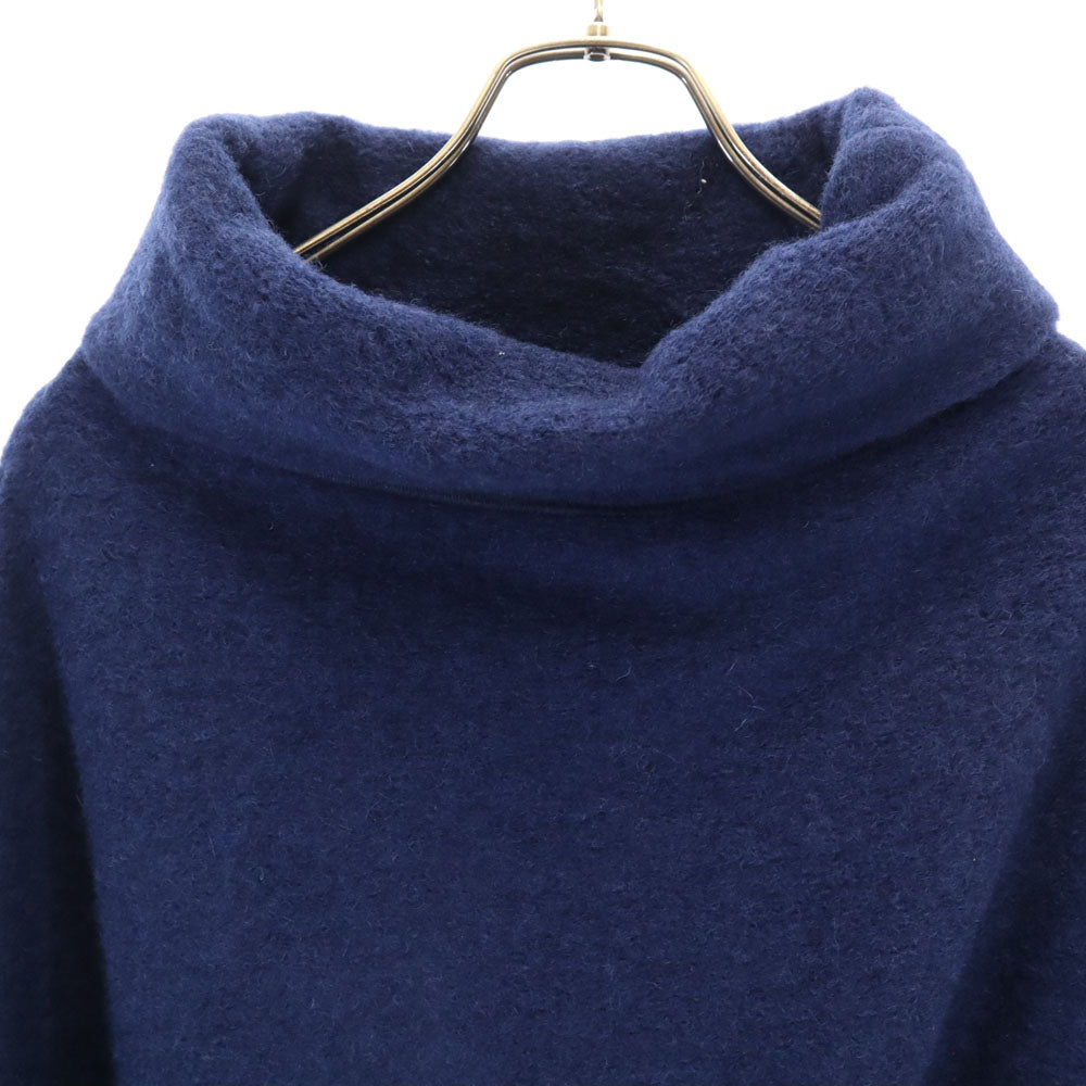 Ground Y Wool Blend Poncho Coat Navy Size 1